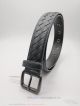 Perfect Fake Bottega Veneta Black Intrecciato Leather Belt For Men (3)_th.jpg